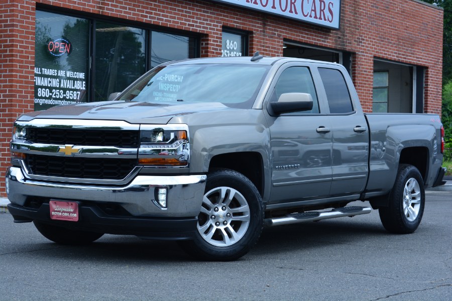 2017 Chevrolet Silverado 1500 4WD Double Cab 143.5" LT w/2LT, available for sale in ENFIELD, Connecticut | Longmeadow Motor Cars. ENFIELD, Connecticut