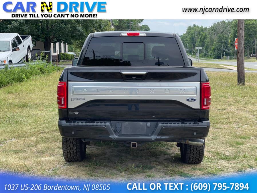 2015 Ford F-150 Platinum SuperCrew 5.5-ft. Bed 4WD, available for sale in Bordentown, New Jersey | Car N Drive. Bordentown, New Jersey 2015 Ford F-150 Platinum SuperCrew 5.5-ft. Bed 4WD, available for sale in Bordentown, New Jersey | Car N Drive. Bordentown, New Jersey