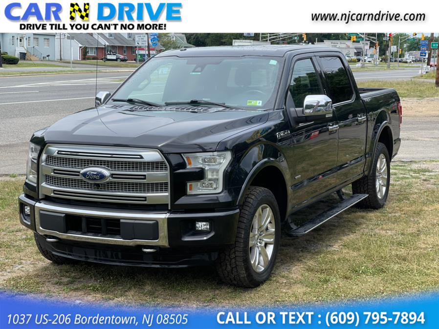 Used Ford F-150 Platinum SuperCrew 5.5-ft. Bed 4WD 2015 | Car N Drive. Burlington, New Jersey