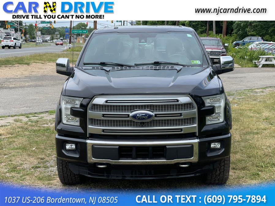 2015 Ford F-150 Platinum SuperCrew 5.5-ft. Bed 4WD, available for sale in Bordentown, New Jersey | Car N Drive. Bordentown, New Jersey 2015 Ford F-150 Platinum SuperCrew 5.5-ft. Bed 4WD, available for sale in Bordentown, New Jersey | Car N Drive. Bordentown, New Jersey