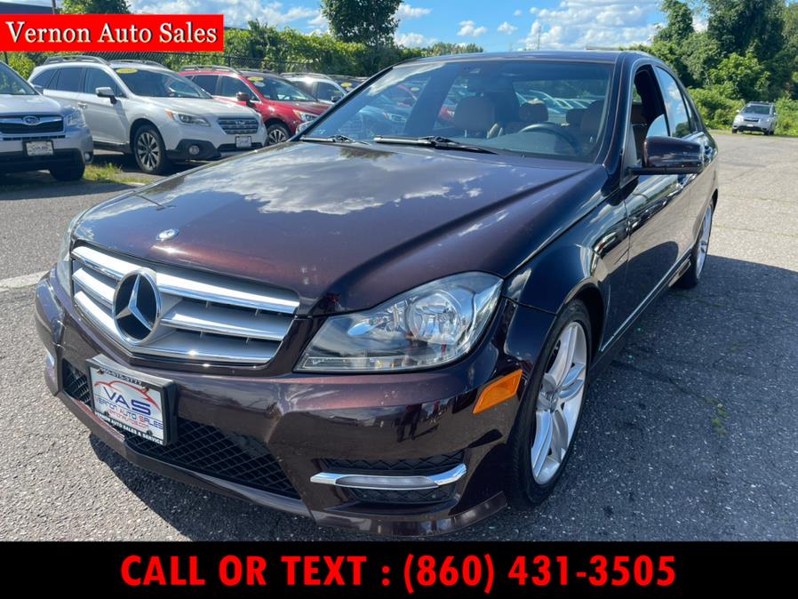 2012 Mercedes-Benz C-Class 4dr Sdn C300 Sport 4MATIC, available for sale in Manchester, Connecticut | Vernon Auto Sale & Service. Manchester, Connecticut