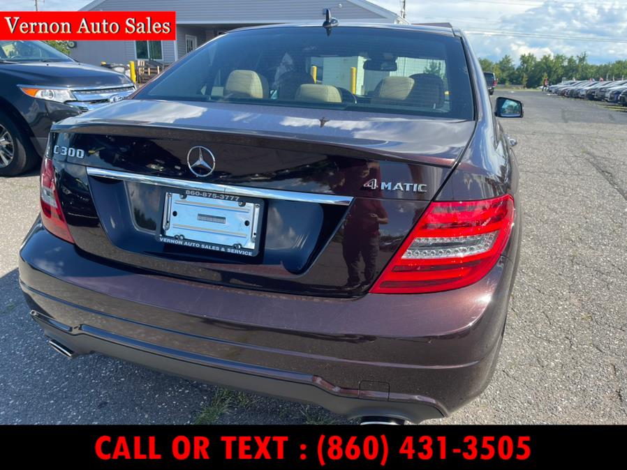 Used Mercedes-Benz C-Class 4dr Sdn C300 Sport 4MATIC 2012 | Vernon Auto Sale & Service. Manchester, Connecticut Used Mercedes-Benz C-Class 4dr Sdn C300 Sport 4MATIC 2012 | Vernon Auto Sale & Service. Manchester, Connecticut