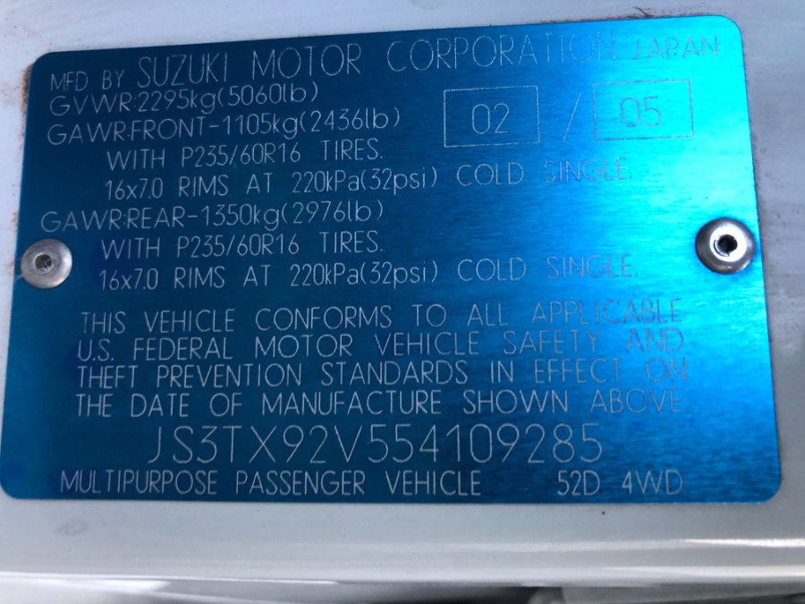 Used Suzuki XL-7 4dr Auto 4WD LX 2005 | Speedline Motors. Garden Grove, California Used Suzuki XL-7 4dr Auto 4WD LX 2005 | Speedline Motors. Garden Grove, California