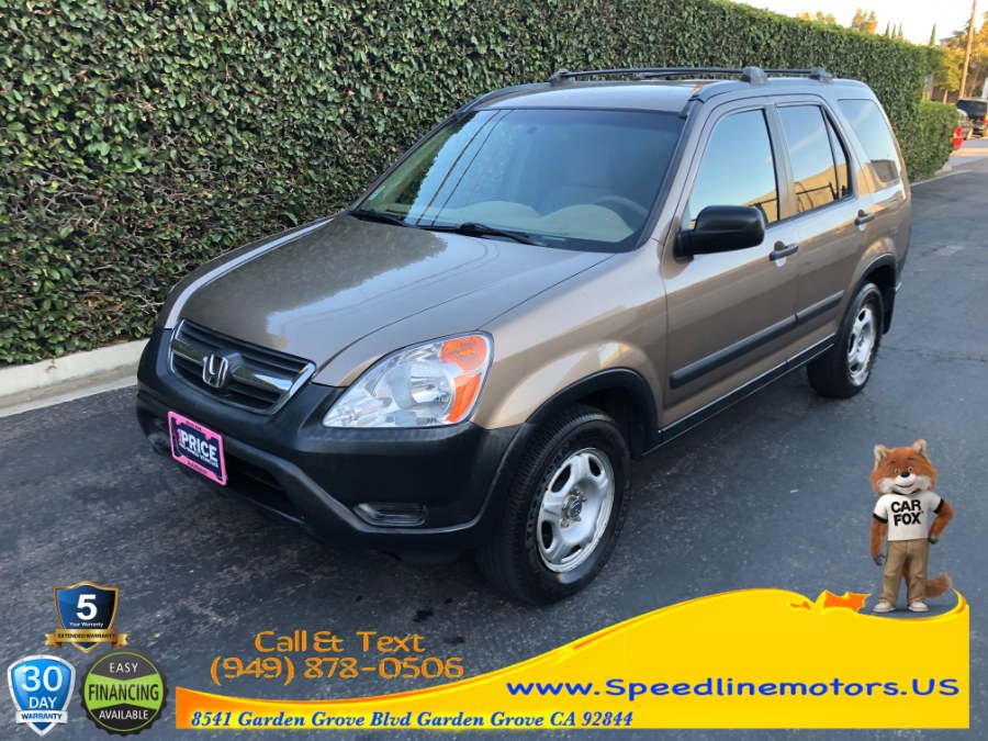 2002 Honda CR-V 4WD LX Auto, available for sale in Garden Grove, California | Speedline Motors. Garden Grove, California 2002 Honda CR-V 4WD LX Auto, available for sale in Garden Grove, California | Speedline Motors. Garden Grove, California