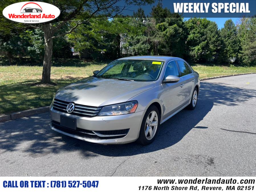 2012 Volkswagen Passat 4dr Sdn 2.5L Auto SE w/Sunroof & Nav PZEV, available for sale in Revere, Massachusetts | Wonderland Auto. Revere, Massachusetts