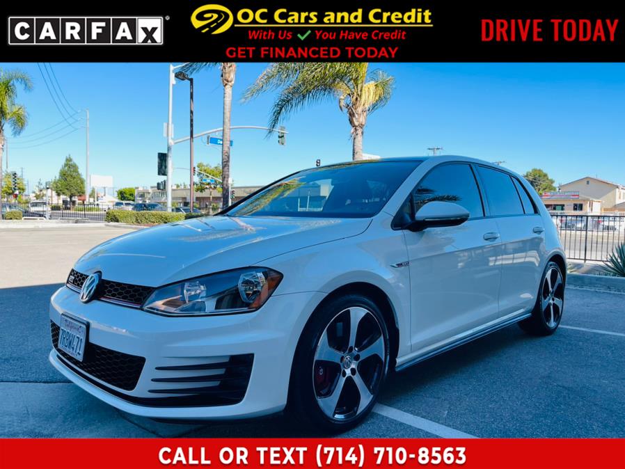 2016 Volkswagen Golf GTI 4dr HB DSG Autobahn w/Performance Pkg, available for sale in Garden Grove, California | OC Cars and Credit. Garden Grove, California