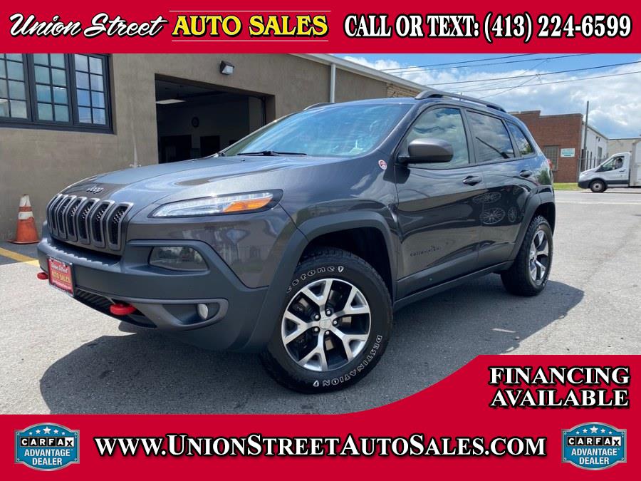 Used Jeep Cherokee 4WD 4dr Trailhawk 2016 | Union Street Auto Sales. West Springfield, Massachusetts