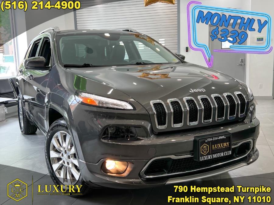 2018 Jeep Cherokee Overland 4x4, available for sale in Franklin Square, New York | Luxury Motor Club. Franklin Square, New York