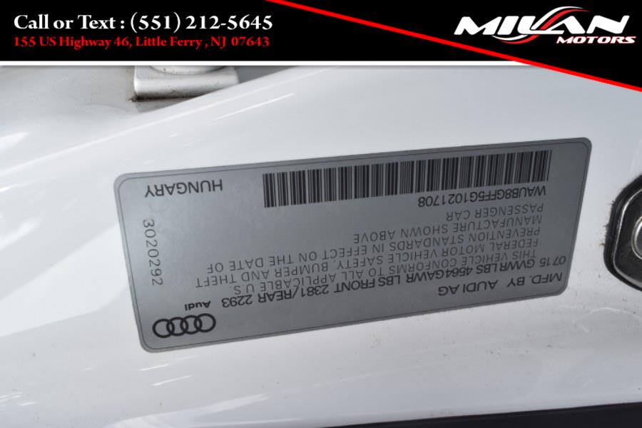 2016 Audi A3 4dr Sdn quattro 2.0T Premium, available for sale in Little Ferry , New Jersey | Milan Motors. Little Ferry , New Jersey 2016 Audi A3 4dr Sdn quattro 2.0T Premium, available for sale in Little Ferry , New Jersey | Milan Motors. Little Ferry , New Jersey