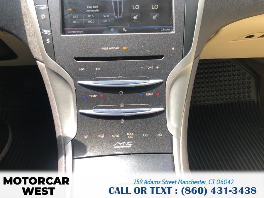 2014 Lincoln MKZ 4dr Sdn AWD, available for sale in Manchester, Connecticut | Motorcar West. Manchester, Connecticut 2014 Lincoln MKZ 4dr Sdn AWD, available for sale in Manchester, Connecticut | Motorcar West. Manchester, Connecticut