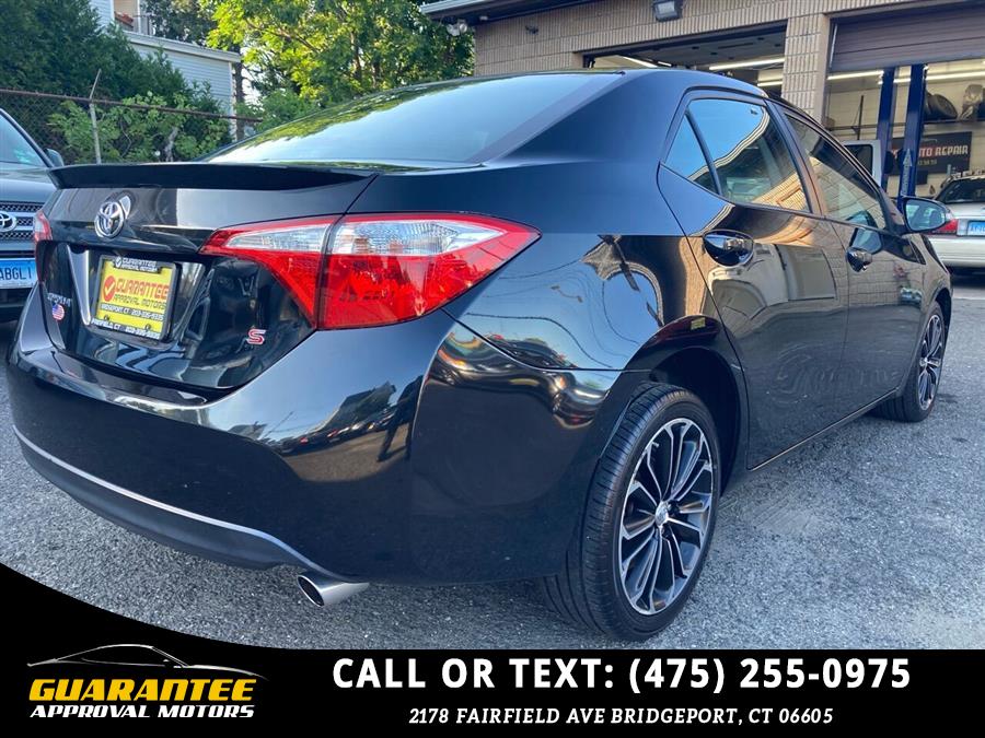 2015 Toyota Corolla S Premium 4dr Sedan, available for sale in Bridgeport, Connecticut | Guarantee Approval Motors. Bridgeport, Connecticut 2015 Toyota Corolla S Premium 4dr Sedan, available for sale in Bridgeport, Connecticut | Guarantee Approval Motors. Bridgeport, Connecticut