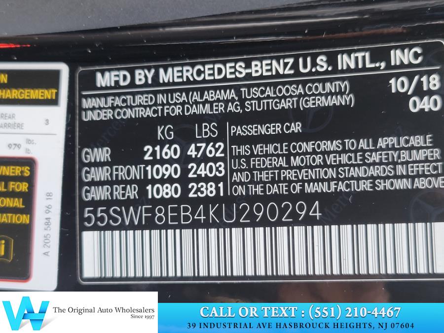 Used Mercedes-Benz C-Class C 300 4MATIC Sedan 2019 | AW Auto & Truck Wholesalers, Inc. Hasbrouck Heights, New Jersey Used Mercedes-Benz C-Class C 300 4MATIC Sedan 2019 | AW Auto & Truck Wholesalers, Inc. Hasbrouck Heights, New Jersey