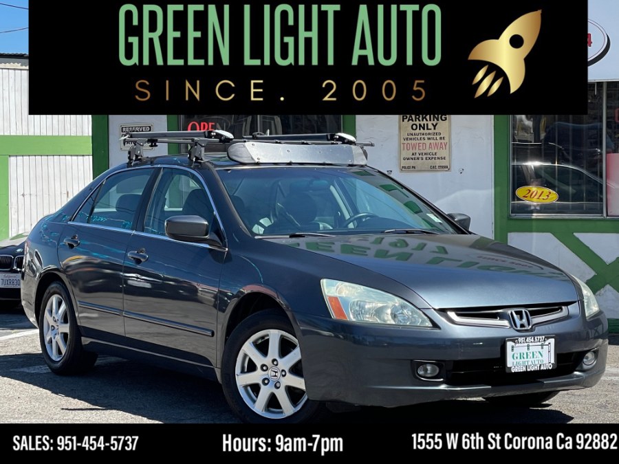 Used Honda Accord Sdn EX-L V6 AT ULEV with NAVI 2005 | Green Light Auto. Corona, California