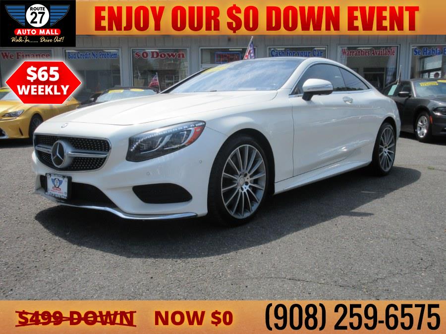 Used Mercedes-Benz S-Class 2dr Cpe S 550 4MATIC 2016 | Route 27 Auto Mall. Linden, New Jersey