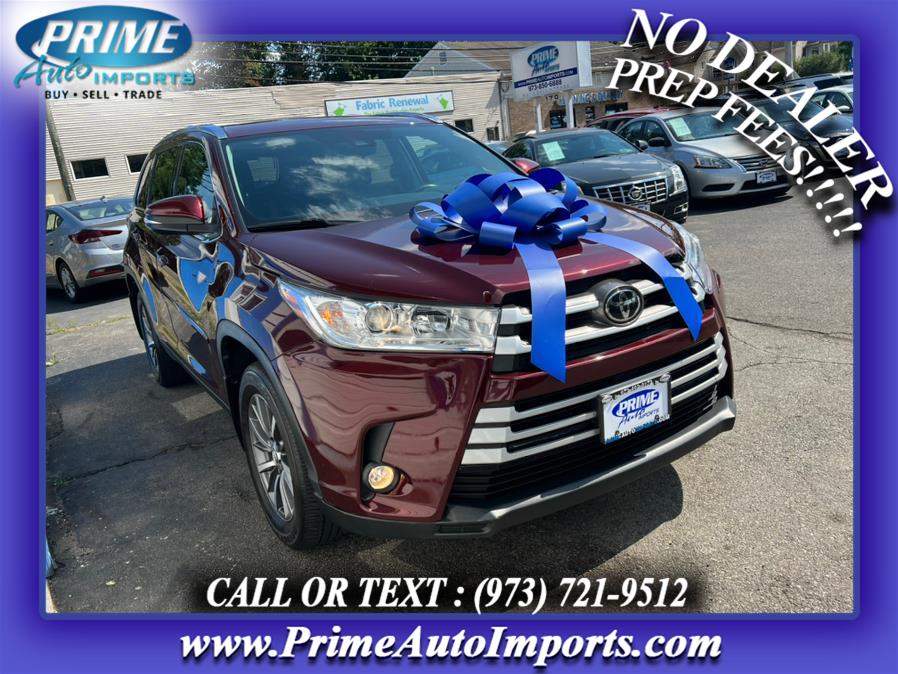Used Toyota Highlander XLE V6 AWD (Natl) 2019 | Prime Auto Imports. Bloomingdale, New Jersey