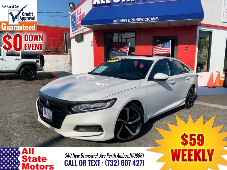 2019 Honda Accord Sedan Sport 2.0T Auto, available for sale in Perth Amboy, New Jersey | All State Motor Inc. Perth Amboy, New Jersey