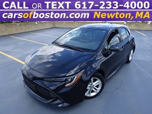 2019 Toyota Corolla Hatchback SE CVT (Natl), available for sale in Newton, Massachusetts | Motorcars of Boston. Newton, Massachusetts 2019 Toyota Corolla Hatchback SE CVT (Natl), available for sale in Newton, Massachusetts | Motorcars of Boston. Newton, Massachusetts