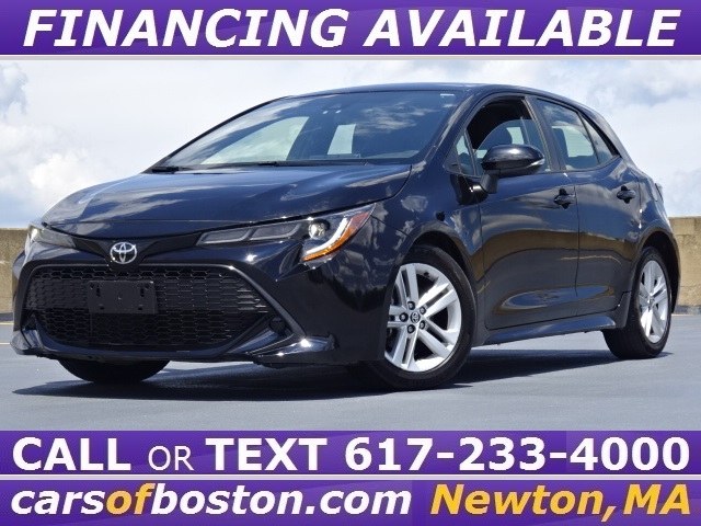 2019 Toyota Corolla Hatchback SE CVT (Natl), available for sale in Newton, Massachusetts | Motorcars of Boston. Newton, Massachusetts 2019 Toyota Corolla Hatchback SE CVT (Natl), available for sale in Newton, Massachusetts | Motorcars of Boston. Newton, Massachusetts