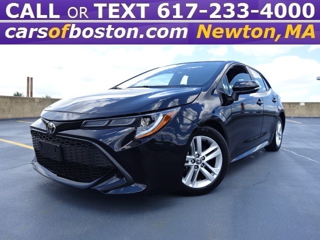 2019 Toyota Corolla Hatchback SE CVT (Natl), available for sale in Newton, Massachusetts | Motorcars of Boston. Newton, Massachusetts 2019 Toyota Corolla Hatchback SE CVT (Natl), available for sale in Newton, Massachusetts | Motorcars of Boston. Newton, Massachusetts