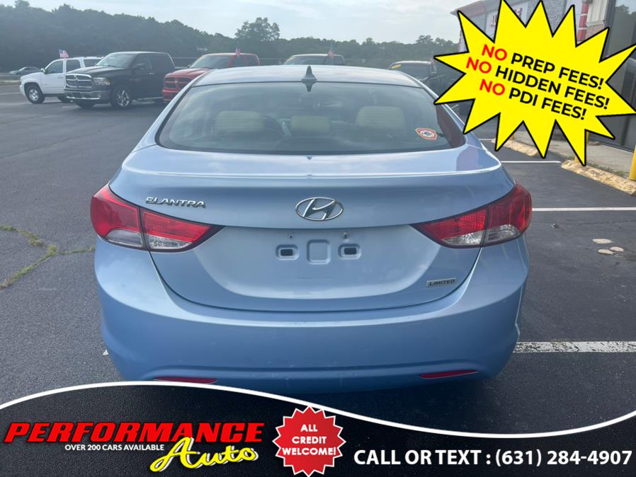 2012 Hyundai Elantra 4dr Sdn Auto Limited, available for sale in Bohemia, New York | Performance Auto Inc. Bohemia, New York 2012 Hyundai Elantra 4dr Sdn Auto Limited, available for sale in Bohemia, New York | Performance Auto Inc. Bohemia, New York