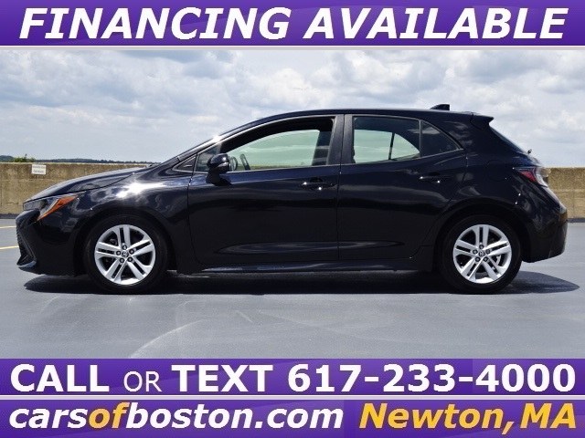 2019 Toyota Corolla Hatchback SE CVT (Natl), available for sale in Newton, Massachusetts | Cars of Boston. Newton, Massachusetts 2019 Toyota Corolla Hatchback SE CVT (Natl), available for sale in Newton, Massachusetts | Cars of Boston. Newton, Massachusetts