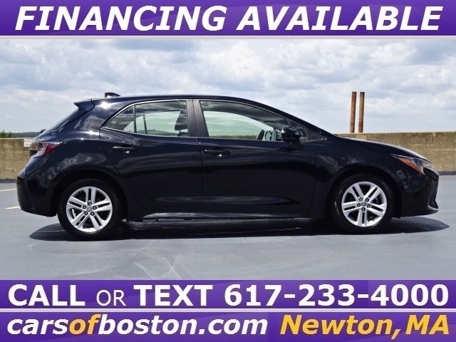 2019 Toyota Corolla Hatchback SE CVT (Natl), available for sale in Newton, Massachusetts | Cars of Boston. Newton, Massachusetts 2019 Toyota Corolla Hatchback SE CVT (Natl), available for sale in Newton, Massachusetts | Cars of Boston. Newton, Massachusetts