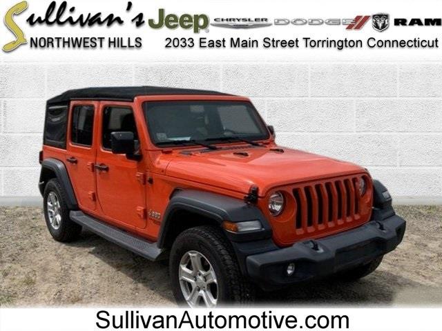 2018 Jeep Wrangler Unlimited Sport, available for sale in Avon, Connecticut | Sullivan Automotive Group. Avon, Connecticut