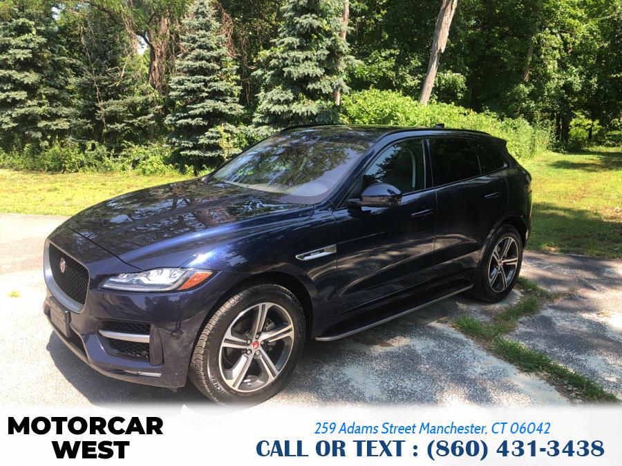 2018 Jaguar F-PACE 20d R-Sport AWD, available for sale in Manchester, Connecticut | Motorcar West. Manchester, Connecticut 2018 Jaguar F-PACE 20d R-Sport AWD, available for sale in Manchester, Connecticut | Motorcar West. Manchester, Connecticut