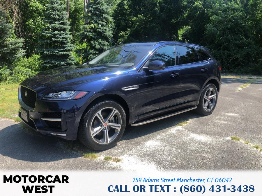 2018 Jaguar F-PACE 20d R-Sport AWD, available for sale in Manchester, Connecticut | Motorcar West. Manchester, Connecticut 2018 Jaguar F-PACE 20d R-Sport AWD, available for sale in Manchester, Connecticut | Motorcar West. Manchester, Connecticut
