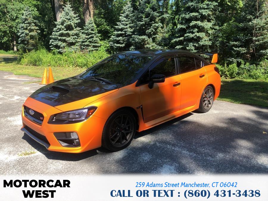 2016 Subaru WRX STI 4dr Sdn Limited w/Wing Spoiler, available for sale in Manchester, Connecticut | Motorcar West. Manchester, Connecticut 2016 Subaru WRX STI 4dr Sdn Limited w/Wing Spoiler, available for sale in Manchester, Connecticut | Motorcar West. Manchester, Connecticut