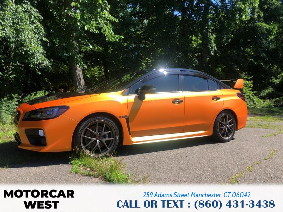 2016 Subaru WRX STI 4dr Sdn Limited w/Wing Spoiler, available for sale in Manchester, Connecticut | Motorcar West. Manchester, Connecticut 2016 Subaru WRX STI 4dr Sdn Limited w/Wing Spoiler, available for sale in Manchester, Connecticut | Motorcar West. Manchester, Connecticut