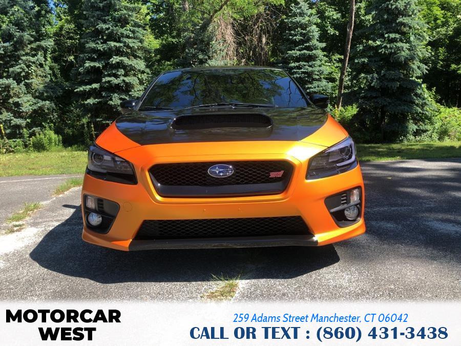 2016 Subaru WRX STI 4dr Sdn Limited w/Wing Spoiler, available for sale in Manchester, Connecticut | Motorcar West. Manchester, Connecticut 2016 Subaru WRX STI 4dr Sdn Limited w/Wing Spoiler, available for sale in Manchester, Connecticut | Motorcar West. Manchester, Connecticut