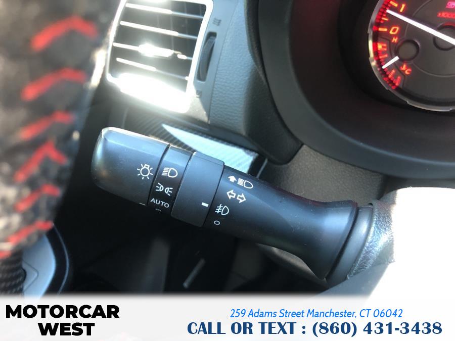 2016 Subaru WRX STI 4dr Sdn Limited w/Wing Spoiler, available for sale in Manchester, Connecticut | Motorcar West. Manchester, Connecticut 2016 Subaru WRX STI 4dr Sdn Limited w/Wing Spoiler, available for sale in Manchester, Connecticut | Motorcar West. Manchester, Connecticut