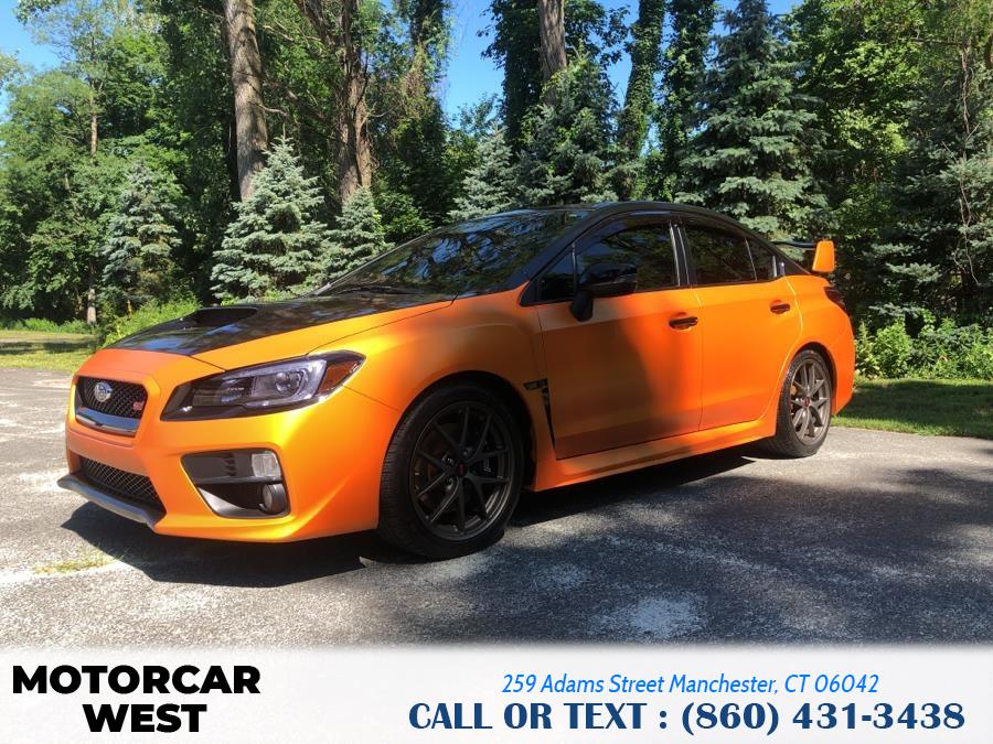 2016 Subaru WRX STI 4dr Sdn Limited w/Wing Spoiler, available for sale in Manchester, Connecticut | Motorcar West. Manchester, Connecticut 2016 Subaru WRX STI 4dr Sdn Limited w/Wing Spoiler, available for sale in Manchester, Connecticut | Motorcar West. Manchester, Connecticut