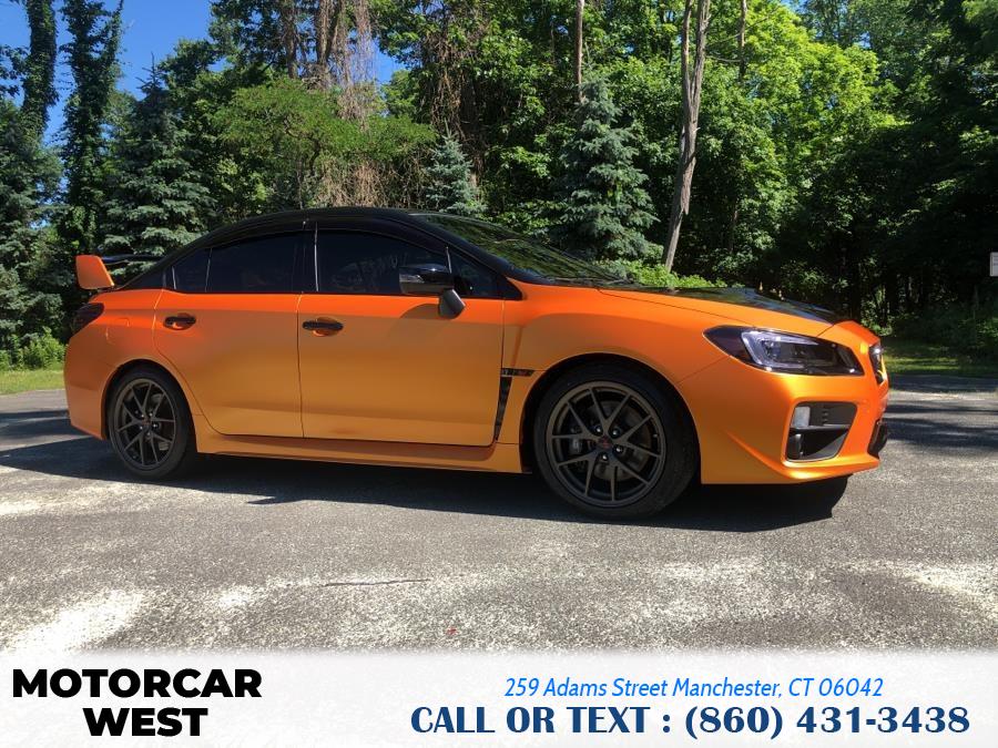 2016 Subaru WRX STI 4dr Sdn Limited w/Wing Spoiler, available for sale in Manchester, Connecticut | Motorcar West. Manchester, Connecticut 2016 Subaru WRX STI 4dr Sdn Limited w/Wing Spoiler, available for sale in Manchester, Connecticut | Motorcar West. Manchester, Connecticut