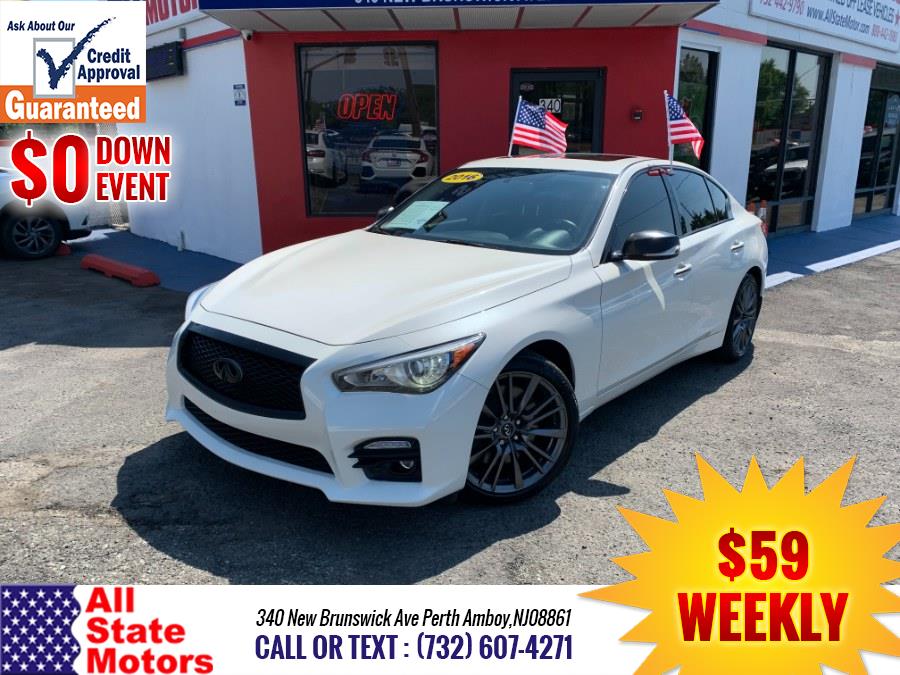 2016 INFINITI Q50 4dr Sdn 3.0t Red Sport 400 AWD, available for sale in Perth Amboy, New Jersey | All State Motor Inc. Perth Amboy, New Jersey 2016 INFINITI Q50 4dr Sdn 3.0t Red Sport 400 AWD, available for sale in Perth Amboy, New Jersey | All State Motor Inc. Perth Amboy, New Jersey
