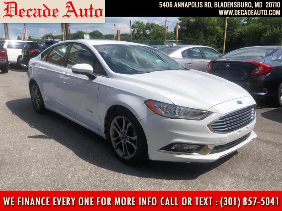 2017 Ford Fusion Hybrid SE FWD, available for sale in Bladensburg, Maryland | Decade Auto. Bladensburg, Maryland