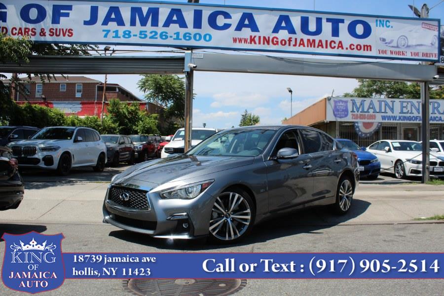 2018 INFINITI Q50 3.0t SPORT AWD, available for sale in Hollis, New York | King of Jamaica Auto Inc. Hollis, New York