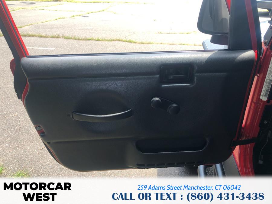 2005 Jeep Wrangler 2dr X, available for sale in Manchester, Connecticut | Motorcar West. Manchester, Connecticut 2005 Jeep Wrangler 2dr X, available for sale in Manchester, Connecticut | Motorcar West. Manchester, Connecticut
