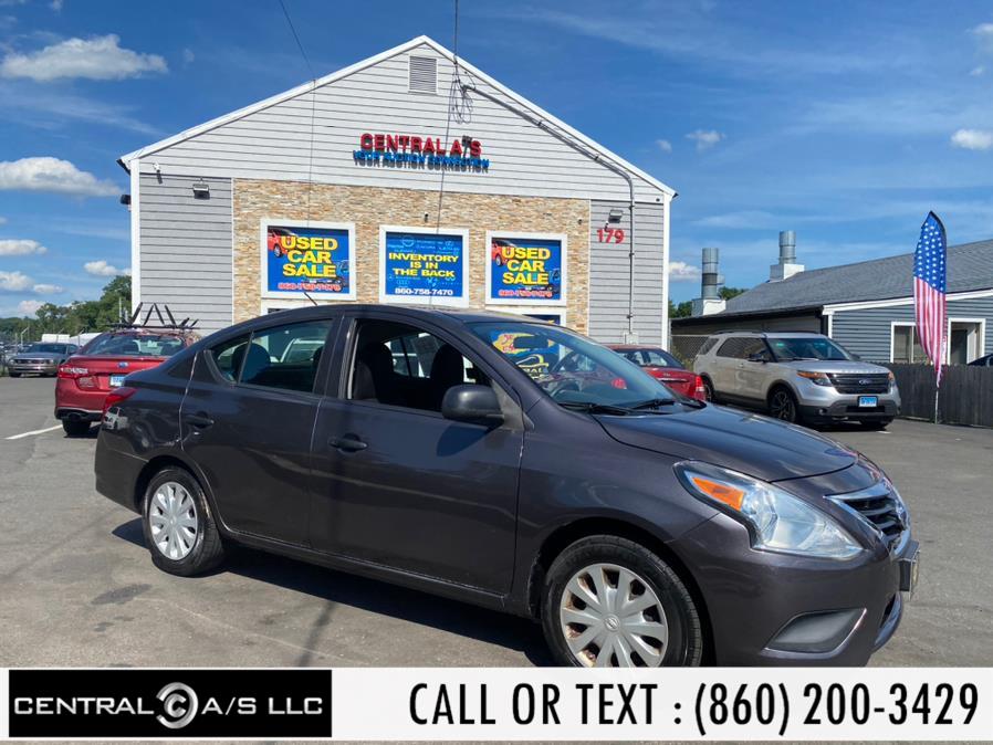 2015 Nissan Versa 4dr Sdn CVT 1.6 S Plus, available for sale in East Windsor, Connecticut | Central A/S LLC. East Windsor, Connecticut 2015 Nissan Versa 4dr Sdn CVT 1.6 S Plus, available for sale in East Windsor, Connecticut | Central A/S LLC. East Windsor, Connecticut