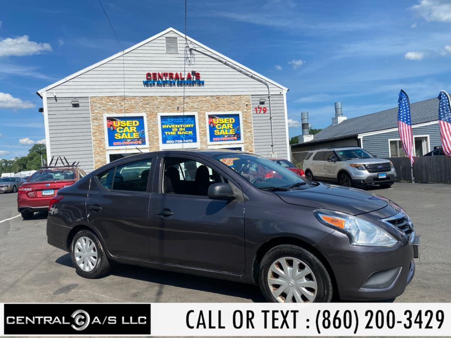 2015 Nissan Versa 4dr Sdn CVT 1.6 S Plus, available for sale in East Windsor, Connecticut | Central A/S LLC. East Windsor, Connecticut 2015 Nissan Versa 4dr Sdn CVT 1.6 S Plus, available for sale in East Windsor, Connecticut | Central A/S LLC. East Windsor, Connecticut