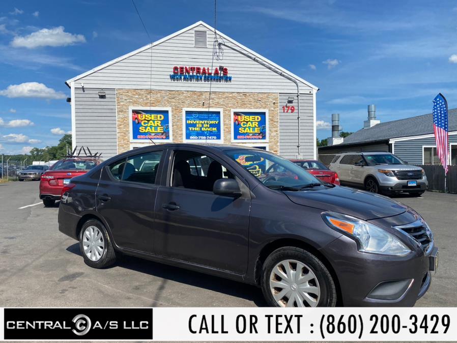 2015 Nissan Versa 4dr Sdn CVT 1.6 S Plus, available for sale in East Windsor, Connecticut | Central A/S LLC. East Windsor, Connecticut 2015 Nissan Versa 4dr Sdn CVT 1.6 S Plus, available for sale in East Windsor, Connecticut | Central A/S LLC. East Windsor, Connecticut