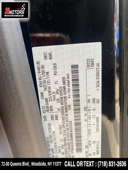 Used Ford Transit Passenger Wagon T-350 148" Med Roof XL RWD 2021 | 26 Motors Queens. Woodside, New York Used Ford Transit Passenger Wagon T-350 148" Med Roof XL RWD 2021 | 26 Motors Queens. Woodside, New York