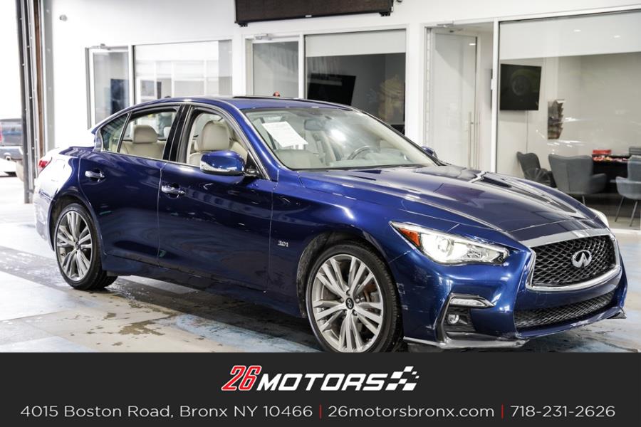 2018 INFINITI Q50 3.0t LUXE AWD, available for sale in Bronx, New York | 26 Motors Bronx. Bronx, New York 2018 INFINITI Q50 3.0t LUXE AWD, available for sale in Bronx, New York | 26 Motors Bronx. Bronx, New York