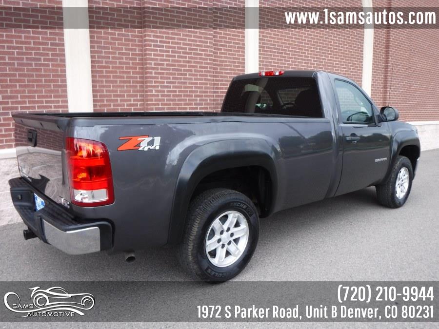 2010 GMC Sierra 1500 4WD Reg Cab 133.0" SLE, available for sale in Denver, Colorado | Sam's Automotive. Denver, Colorado 2010 GMC Sierra 1500 4WD Reg Cab 133.0" SLE, available for sale in Denver, Colorado | Sam's Automotive. Denver, Colorado