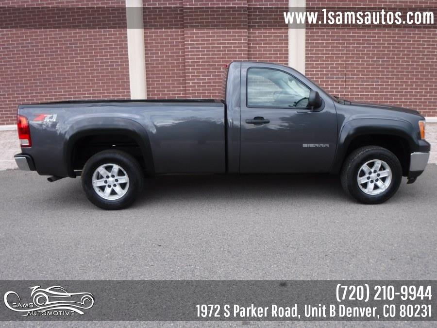 2010 GMC Sierra 1500 4WD Reg Cab 133.0" SLE, available for sale in Denver, Colorado | Sam's Automotive. Denver, Colorado 2010 GMC Sierra 1500 4WD Reg Cab 133.0" SLE, available for sale in Denver, Colorado | Sam's Automotive. Denver, Colorado
