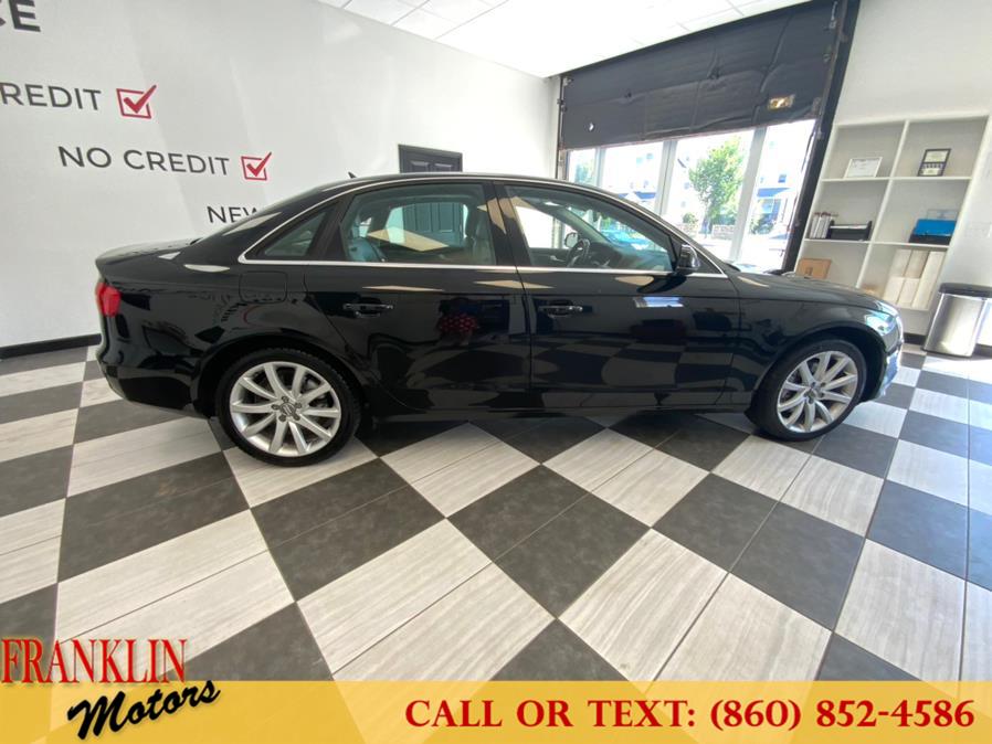 2013 Audi A4 4dr Sdn Auto quattro 2.0T Premium Plus, available for sale in Hartford, Connecticut | Franklin Motors Auto Sales LLC. Hartford, Connecticut 2013 Audi A4 4dr Sdn Auto quattro 2.0T Premium Plus, available for sale in Hartford, Connecticut | Franklin Motors Auto Sales LLC. Hartford, Connecticut