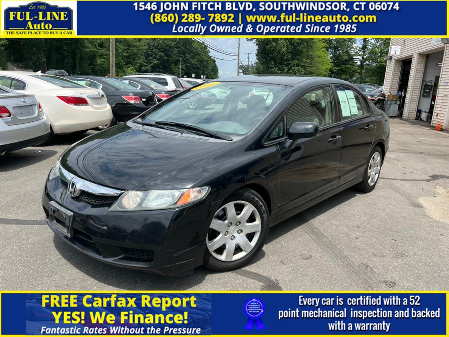 2009 Honda Civic Sdn 4dr Auto LX, available for sale in South Windsor , Connecticut | Ful-line Auto LLC. South Windsor , Connecticut