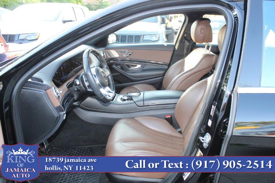 2019 Mercedes-Benz S-Class AMG S 63 4MATIC+ Sedan, available for sale in Hollis, New York | King of Jamaica Auto Inc. Hollis, New York 2019 Mercedes-Benz S-Class AMG S 63 4MATIC+ Sedan, available for sale in Hollis, New York | King of Jamaica Auto Inc. Hollis, New York
