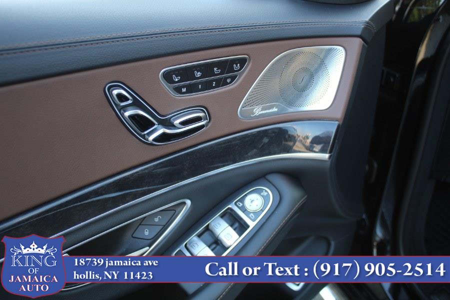 2019 Mercedes-Benz S-Class AMG S 63 4MATIC+ Sedan, available for sale in Hollis, New York | King of Jamaica Auto Inc. Hollis, New York 2019 Mercedes-Benz S-Class AMG S 63 4MATIC+ Sedan, available for sale in Hollis, New York | King of Jamaica Auto Inc. Hollis, New York